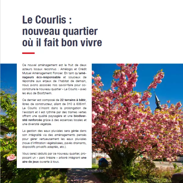 LOTISSEMENT LE COURLIS