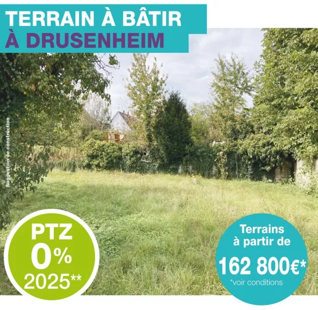 DRUSENHEIM - GRAND TERRAIN CONSTRUCTIBLE